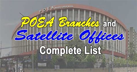 poea pangasinan branch location